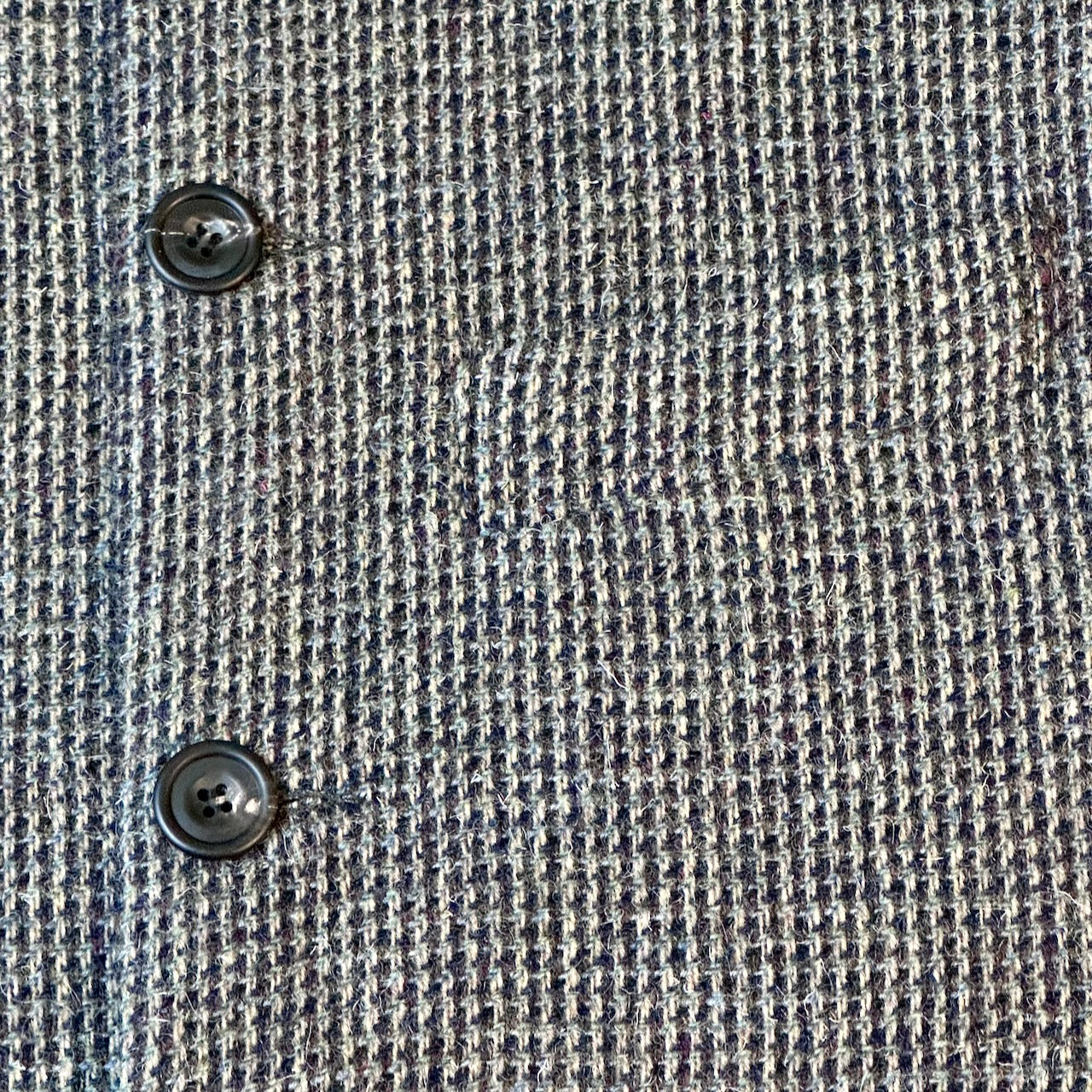 Classic Cut Waistcoat in Small Blue Lovat Check