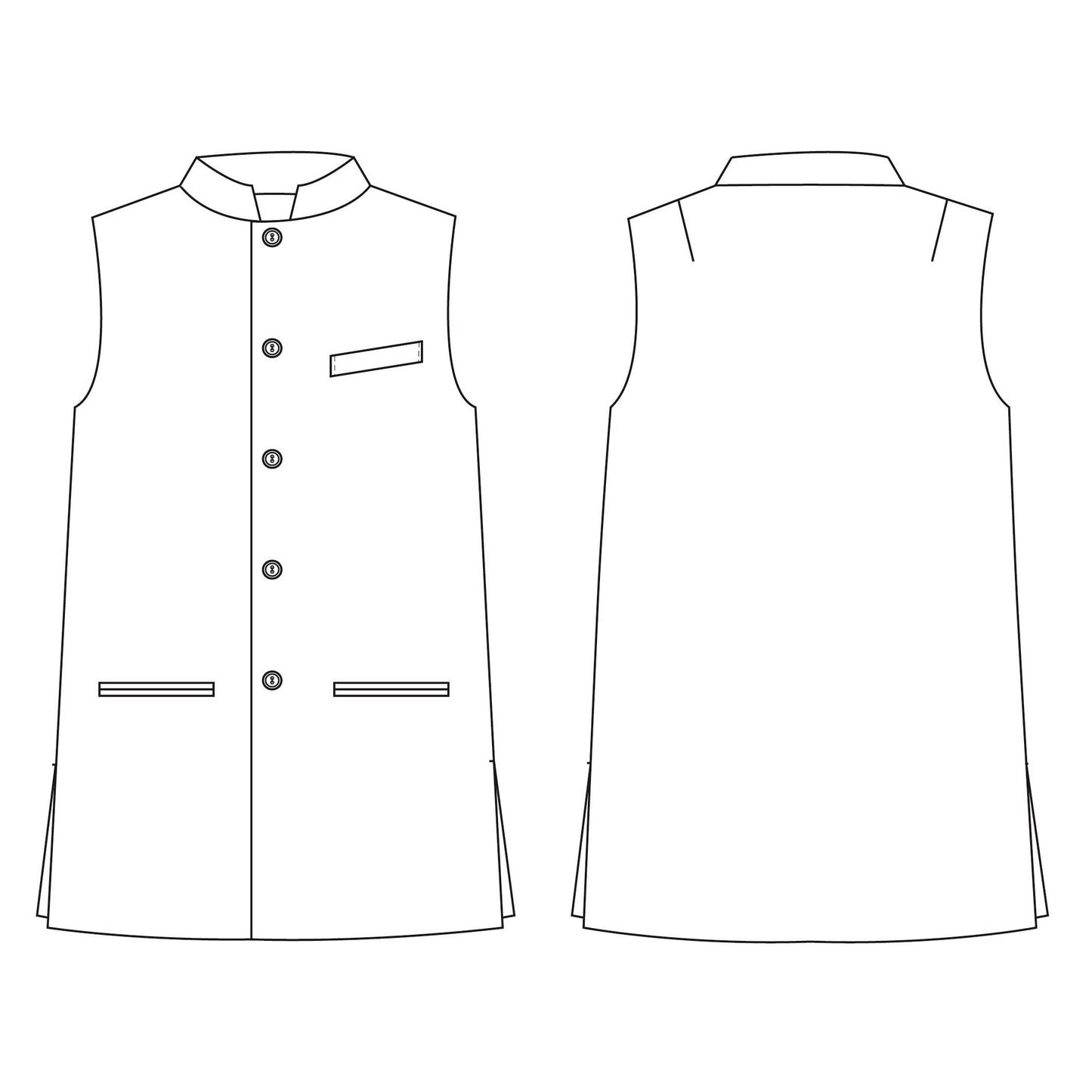 46" Classic Cut Waistcoat in Dark Navy Velvet