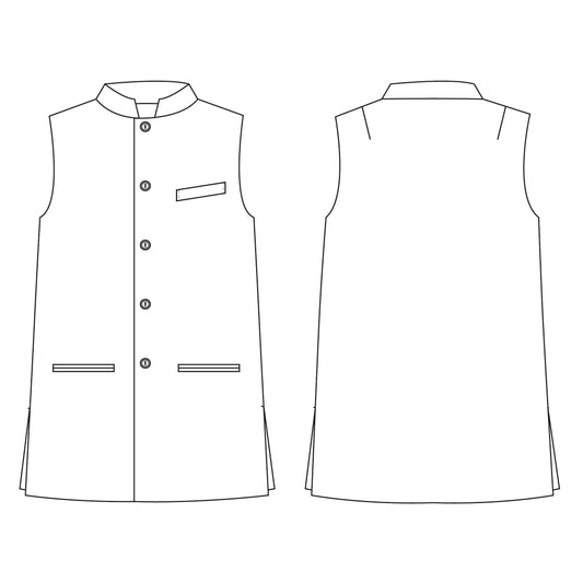 Classic Cut Waistcoat in Fox Brothers Brown Gunclub Check Flannel