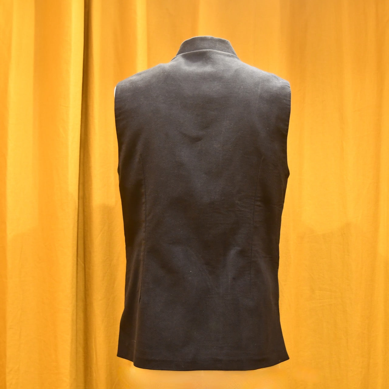 Classic Cut Waistcoat in Dark Navy Moleskin