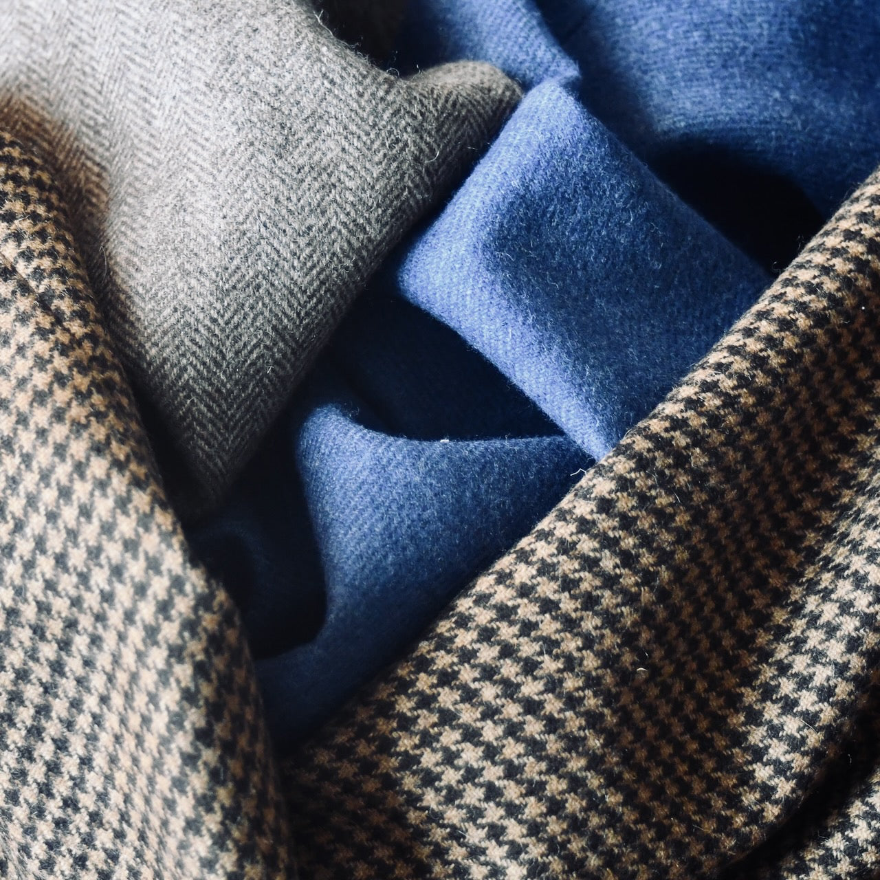 Pure Merino Flannel woven in Yorkshire exclusively for Weskit gilets. Handmade in London.