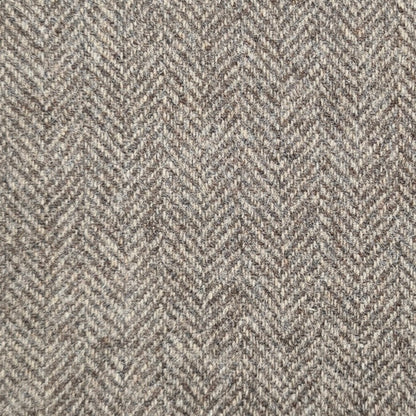 Classic Cut Fawn Herringbone Merino Flannel