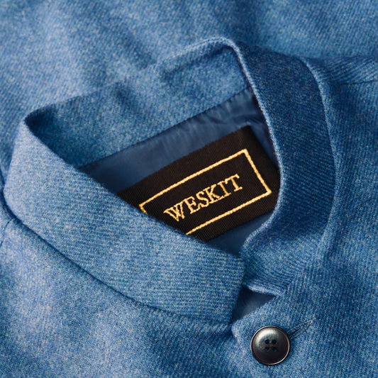 Classic Cut French Blue Merino Flannel