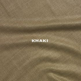 Bespoke Khaki Coloured Summer weight Silk Matka Nehru Style Gilet - Fabric Close up.