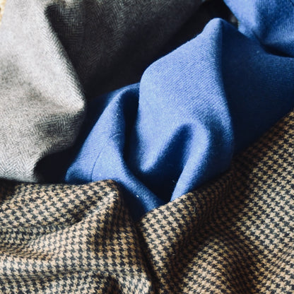 Classic Cut French Blue Merino Flannel