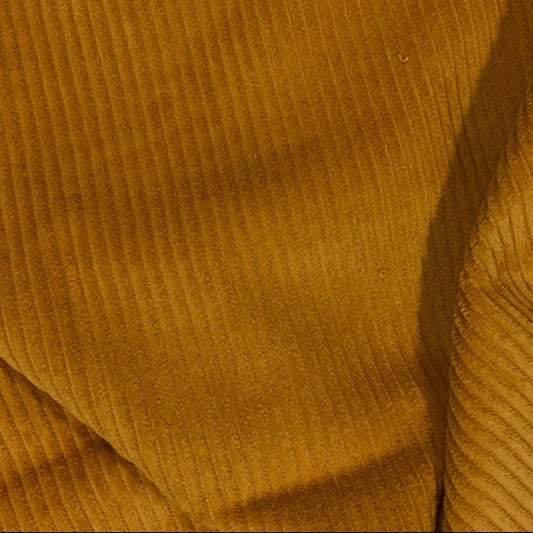 Classic Cut Waistcoat in Ochre Corduroy