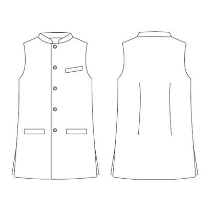 38" Tailored Cut Waistcoat in Khaki Silk Matka