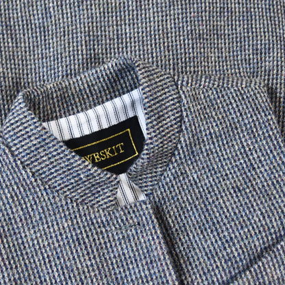 Classic Cut Waistcoat in Small Blue Lovat Check